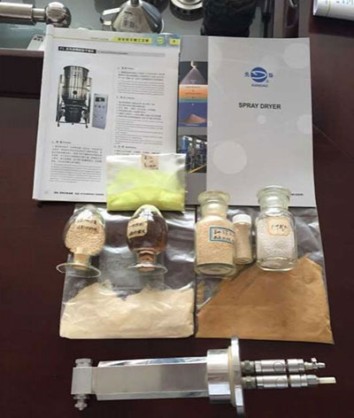 Picture of experimental sample particle